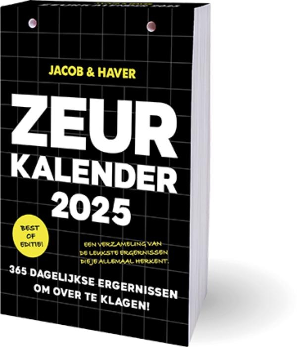 Zeurkalender 2025 Interstat Geschiedenisboeken