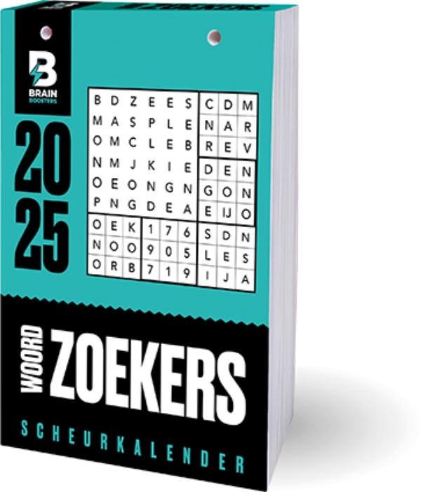 Woordzoekers scheurkalender 2025 Interstat Geschiedenisboeken