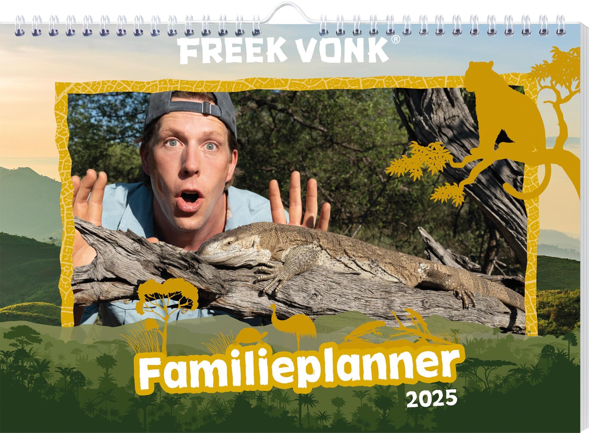 Freek Vonk familieplanner 2025 Interstat Geschiedenisboeken